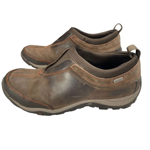 Merrell Dewbrook Moc Slip-On Shoes Womens Size 7 Brown Leather Active Heat - Picture 14 of 16